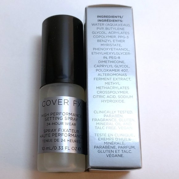 Cover FX Perfect Setting Powder High Performance Setting Spray Shimmer Veil - Picture 3 of 5